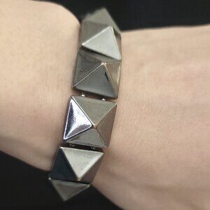 Geometric Pyramid Stud Bracelet